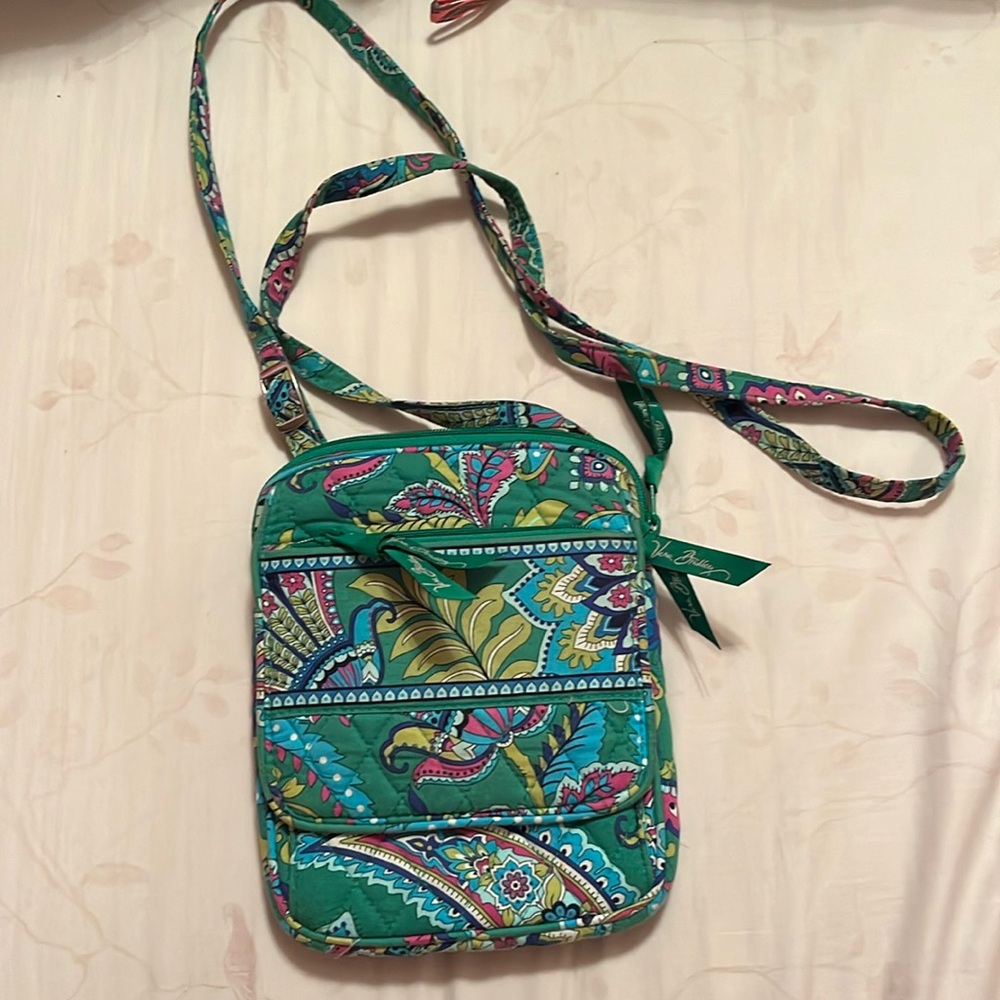 Green medium sized Vera Bradley Crossbody bag